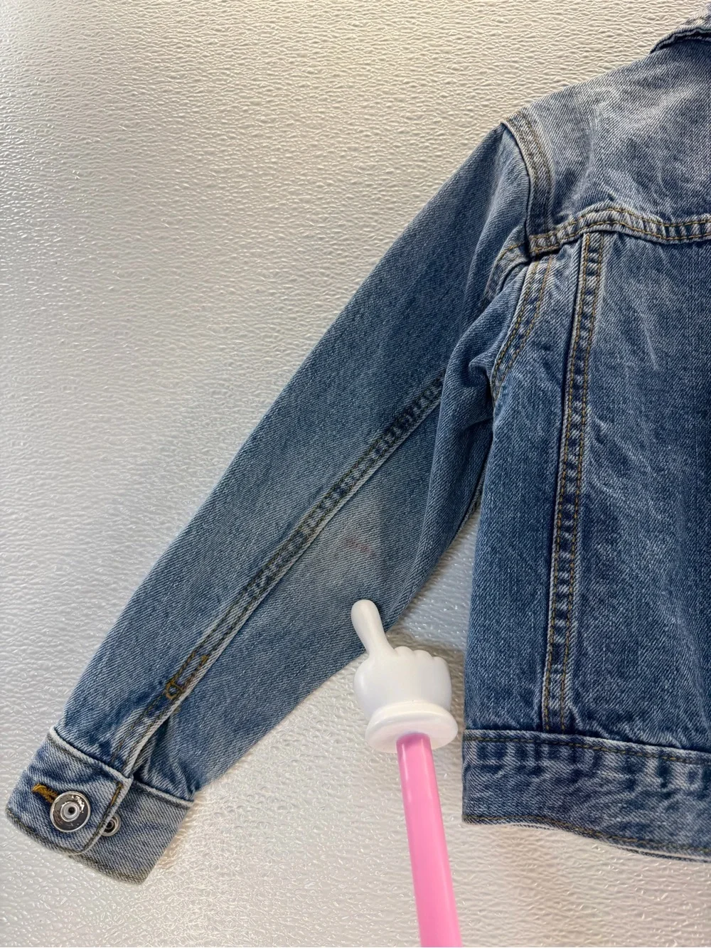 Children’s Place Girls Denim Jacket Size‎ 4 Blue Classic Trucker